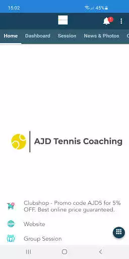 Play AJD Tennis Coaching as an online game AJD Tennis Coaching with UptoPlay