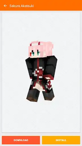 Play Akatsuki Skins For Minecraft as an online game Akatsuki Skins For Minecraft with UptoPlay