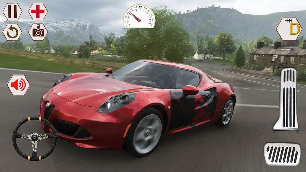 Play Alfa Romeo 4C Simulator as an online game Alfa Romeo 4C Simulator with UptoPlay