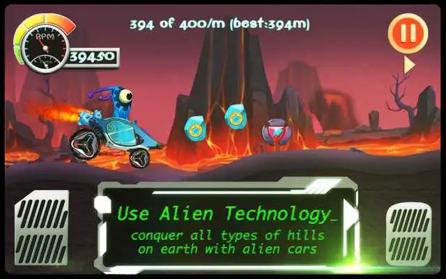 Play Alien Hill Climb