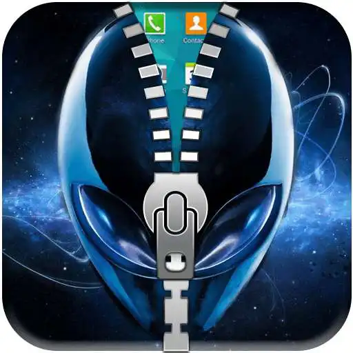 Free play online Alien zipper lock screen  APK