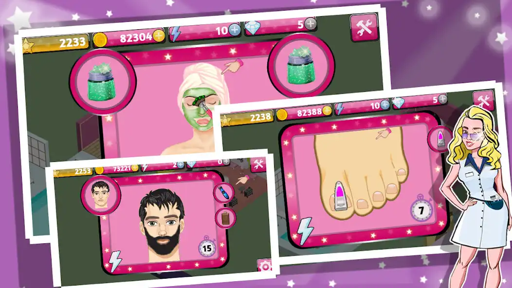 Play A-List Girl Spa Beauty Salon 2 as an online game A-List Girl Spa Beauty Salon 2 with UptoPlay