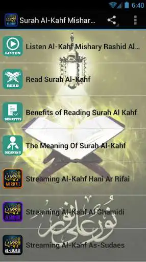 Play APK Al Kahf Mishary Rashid Alafasy  and enjoy Al Kahf Mishary Rashid Alafasy with UptoPlay com.andromo.dev445584.app553447