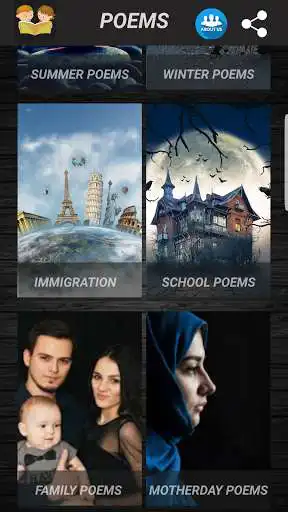 Play All Poems-World Famous Poets And  Poems in English as an online game All Poems-World Famous Poets And  Poems in English with UptoPlay