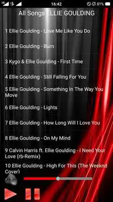 Play All Songs Ellie Goulding