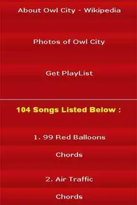 Play All Songs of Owl City