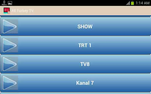 Play All Turkey TV Channel