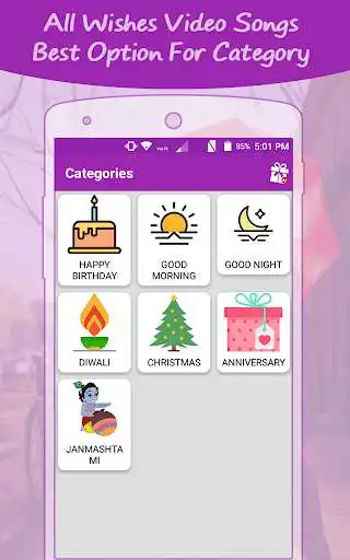 Play APK All Wishes Video Songs Status  and enjoy All Wishes Video Songs Status with UptoPlay com.MadeinIndia.AllWishesVideoSongsStatus