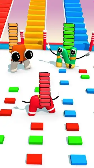 Play Alphabet Bridge Run Race 3D  and enjoy Alphabet Bridge Run Race 3D with UptoPlay