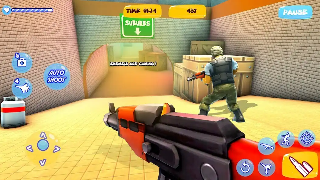 Play Alpha Guns Squad Shooting Game as an online game Alpha Guns Squad Shooting Game with UptoPlay