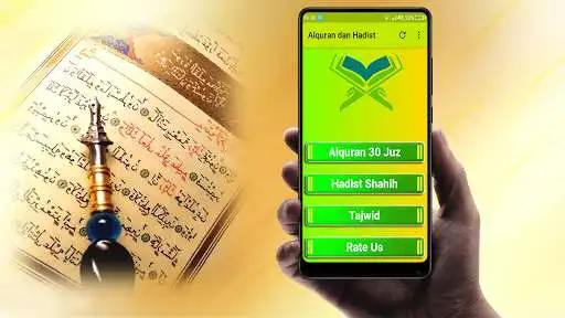 Play Alquran dan Hadist Indonesia  and enjoy Alquran dan Hadist Indonesia with UptoPlay