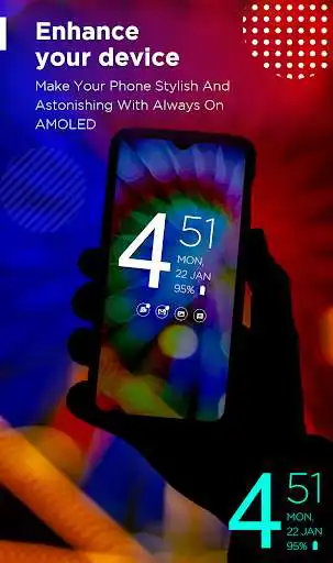 Play Always on Display: Edge Light & Amoled Clock Free  and enjoy Always on Display: Edge Light & Amoled Clock Free with UptoPlay