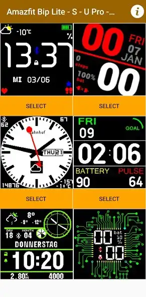 Play Amazfit Bip Lite / S Watchface  and enjoy Amazfit Bip Lite / S Watchface with UptoPlay