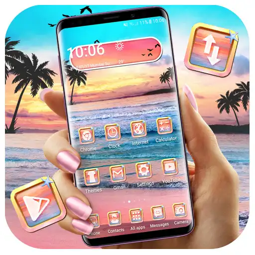 Play Amazing Beach Sunset Theme APK