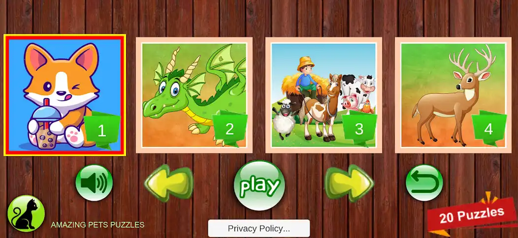 Play Amazing Pets Puzzles  and enjoy Amazing Pets Puzzles with UptoPlay