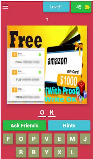 Play Amazon Gift Card Quiz  and enjoy Amazon Gift Card Quiz with UptoPlay