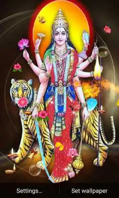 Play Ambe Maa Live Wallpaper