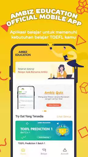 Play Ambiz Education - Belajar dan Try Out TOEFL Online  and enjoy Ambiz Education - Belajar dan Try Out TOEFL Online with UptoPlay