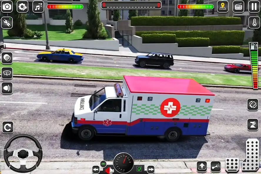 Play Ambulance Game: Doctor Games as an online game Ambulance Game: Doctor Games with UptoPlay