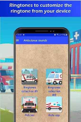 Play Ambulance Sounds  and enjoy Ambulance Sounds with UptoPlay