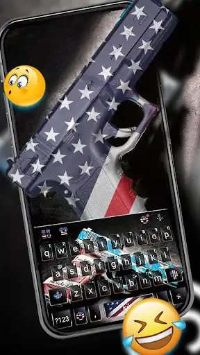 Play America Guns Keyboard Theme as an online game America Guns Keyboard Theme with UptoPlay