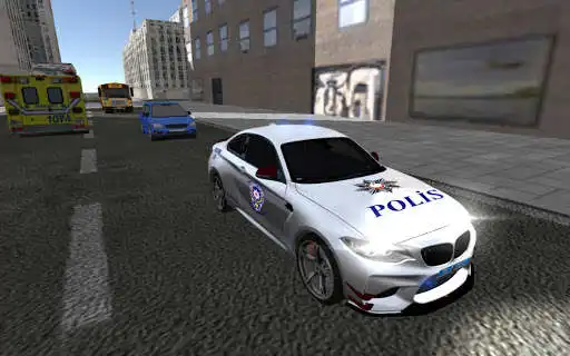 Play American M5 Police Car Game: Police Games 2021 as an online game American M5 Police Car Game: Police Games 2021 with UptoPlay