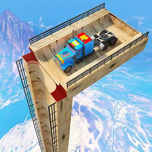 Free play online American Mega Ramp Truck Racing Stunts: Impossible  APK