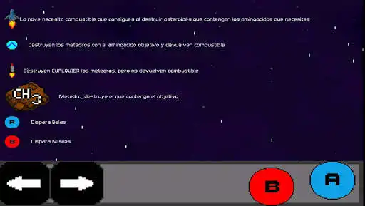 Play Amino Asteroids as an online game Amino Asteroids with UptoPlay