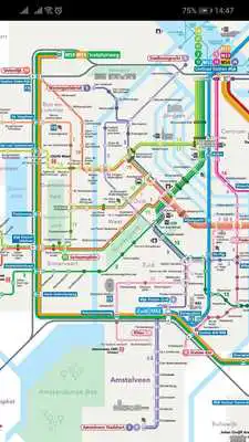 Play Amsterdam Metro  Tram Map