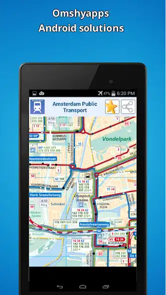 Play Amsterdam public transport map as an online game Amsterdam public transport map with UptoPlay