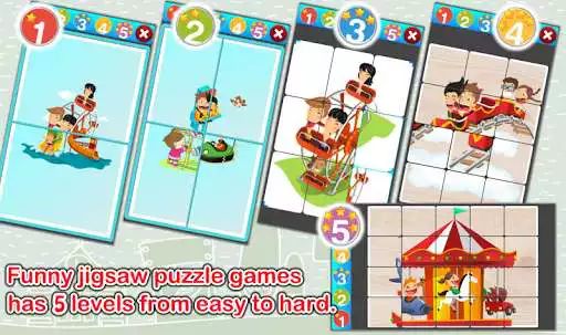 Play Amusement Park Cards as an online game Amusement Park Cards with UptoPlay