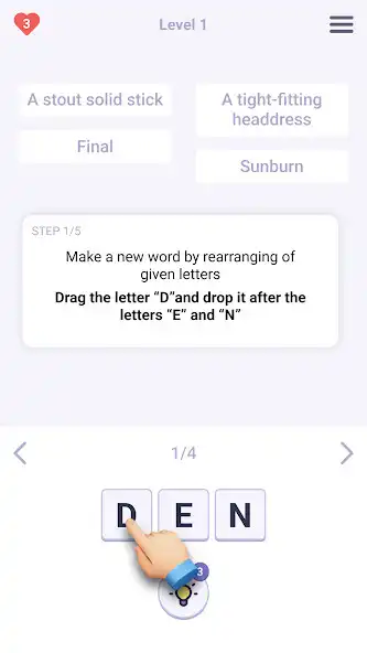 Play Anagram List: Word Puzzle Game as an online game Anagram List: Word Puzzle Game with UptoPlay