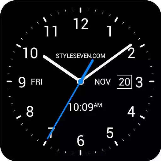 Free play online Analog Clock Live Wallpaper-7 PRO  APK