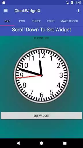 Play Analog Clock Widget X  and enjoy Analog Clock Widget X with UptoPlay