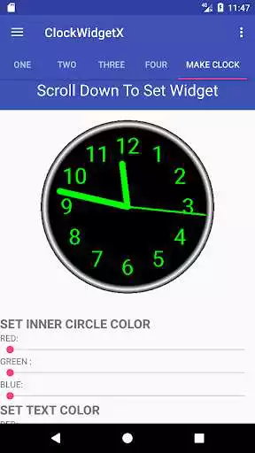 Play Analog Clock Widget X as an online game Analog Clock Widget X with UptoPlay