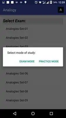 Play Analogy Mock test