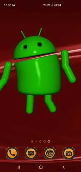 Play Android Robot Dancing Live Wallpaper as an online game Android Robot Dancing Live Wallpaper with UptoPlay