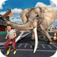 Free play online Angry Elephant City Attack  APK