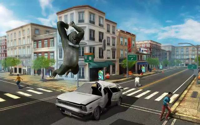 Play Angry Gorilla Rampage : Mad King Kong City Smasher