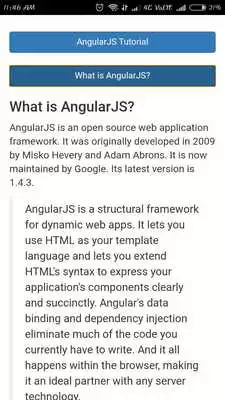 Play Angular JS Tutorial Offline