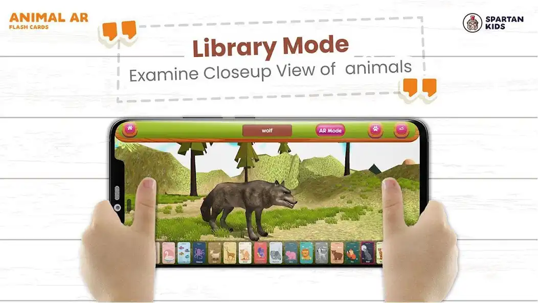 Play Animal AR 3D Safari Flash Card  and enjoy Animal AR 3D Safari Flash Card with UptoPlay