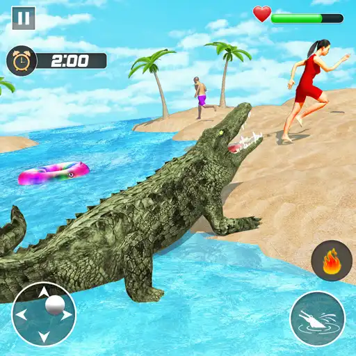 Play Animal Crocodile  Attack Sim APK