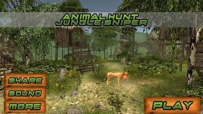 Play Animal Jungle Hunting 3D