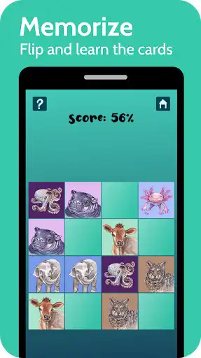 Play Animal Memory Match - Brain Game  and enjoy Animal Memory Match - Brain Game with UptoPlay