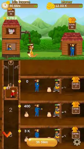 Play Animal Miner - Idle Tycoon  and enjoy Animal Miner - Idle Tycoon with UptoPlay