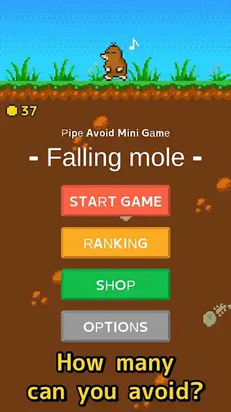 Play Animal mini games｜Falling Mole  and enjoy Animal mini games｜Falling Mole with UptoPlay