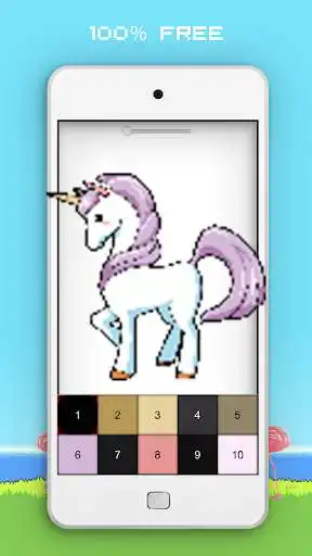 Play Animal Pixel Art Coloring Book - Color by Number as an online game Animal Pixel Art Coloring Book - Color by Number with UptoPlay