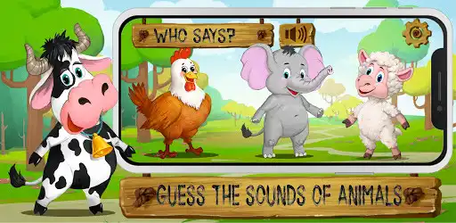 Play Animal sounds: Game for kids  and enjoy Animal sounds: Game for kids with UptoPlay