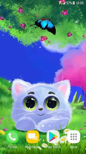 Play Animated Cat Live Wallpaper  and enjoy Animated Cat Live Wallpaper with UptoPlay