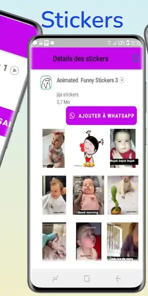 Play Animated Funny Stickers as an online game Animated Funny Stickers with UptoPlay